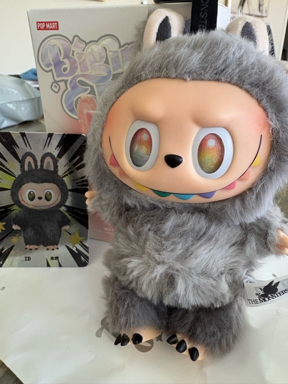 POP MART Big into Energy SECRET Labubu !! Confirmed w card, box dust bag NEW